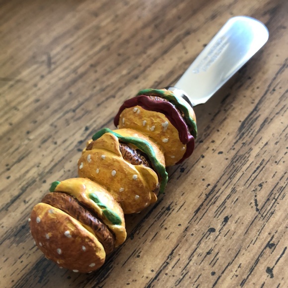 NEW Vintage BBQ Themed Stainless Steel Knife Spreaders - Picture 6 of 12